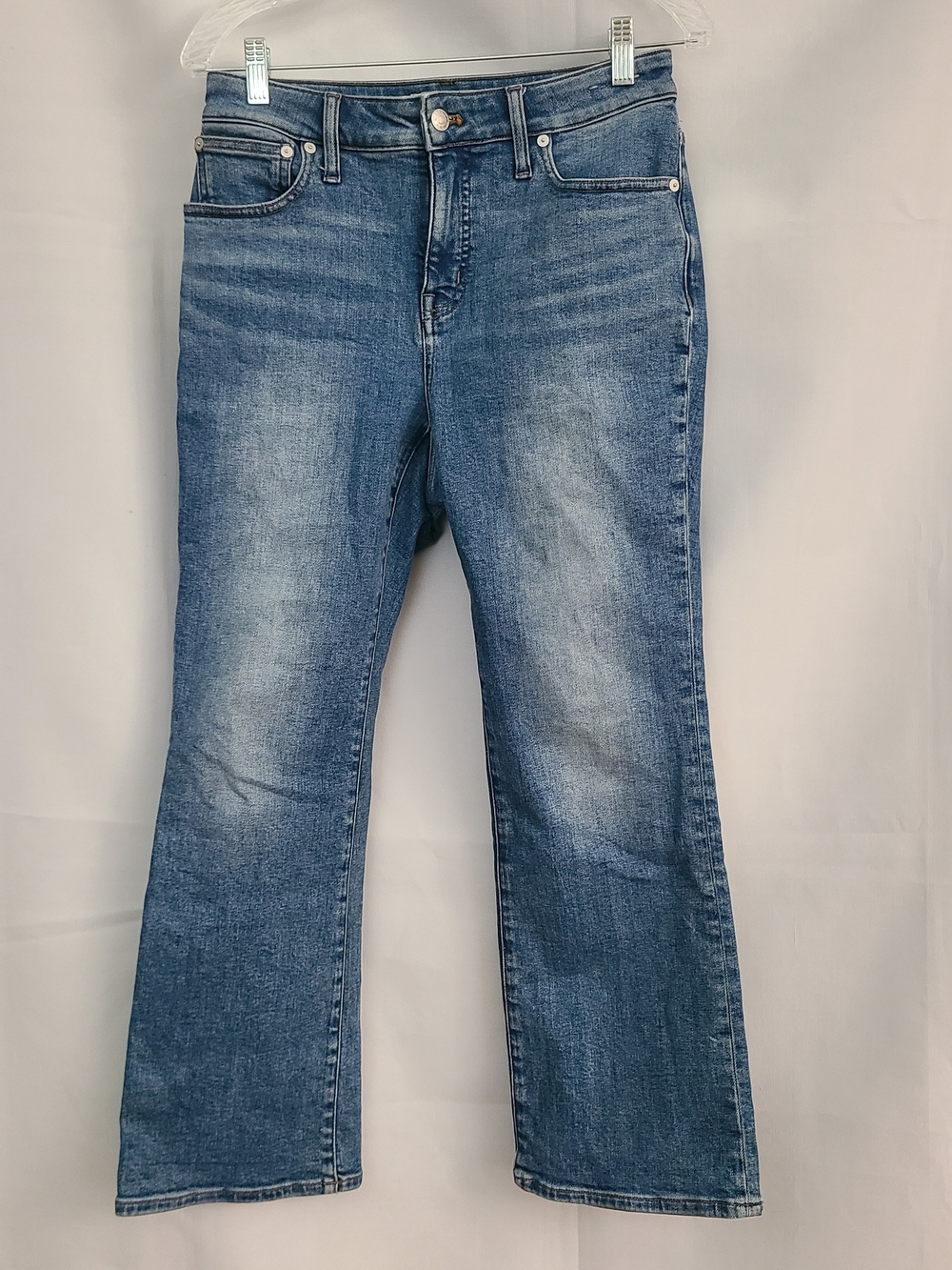 Madewell Sz 28 Light Wash Denim Casual Curvy Kick Out Jeans